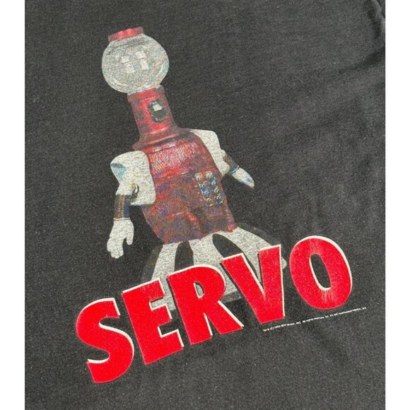 Vintage 1996 MYSTERY SCIENCE THEATER 3000 SERVO T-Shirt Black USA Made Mens XL - Picture 1 of 13